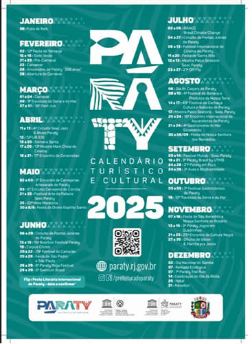 Calendário Cultural Paraty 2025